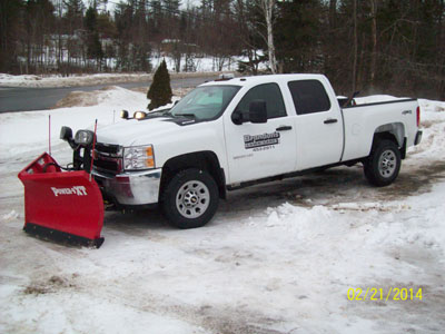 snow plowing services waterville maine